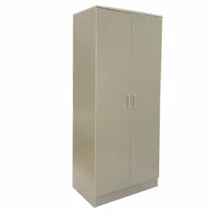 VENICE 2 door Grey 80cm wide wardrobe