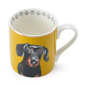 Mikasa Dachshund 280ml Straight-Sided Mug