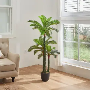 140cm H Garden Decoration Artificial Green Fern with Pot