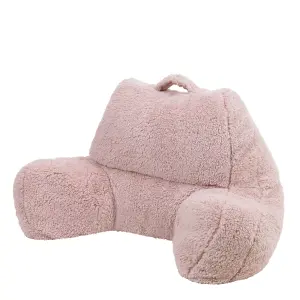 icon Teddy Bear Cuddle Cushion Pink Reading Support Pillow