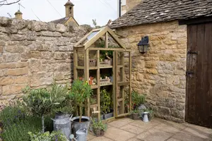 Georgian Wall Greenhouse with Auto Vent