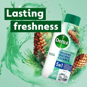 Dettol Antibacterial Washing Machine Cleaner, Removes Limescale, Dirt & Bad Odours, Original, Pack of 6 x 250ml