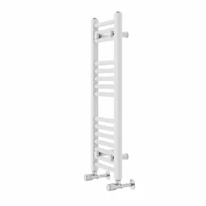 Rinse Straight Bathroom Heated Towel Rail Ladder Radiator White 800x300mm