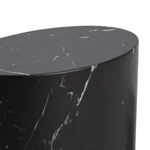 Burmaster Side Table Black Marble