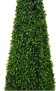 2PC 3FT Artificial Pyramid Cone Trees Boxwood Topiary Plants