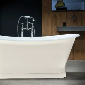 Arroll Lyon Gloss White Single ended Bath (L)1700mm (W)720mm