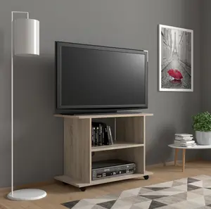 TV Stand in Oak Sonoma - W400mm x H600mm x W800mm - Compact and versatile