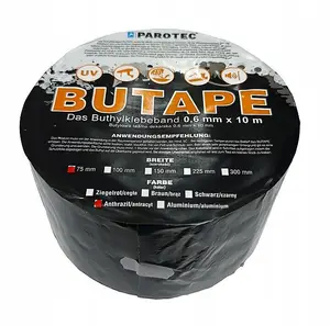 Butyl Black Sealant Tape Performance Waterproof 10m 75mm