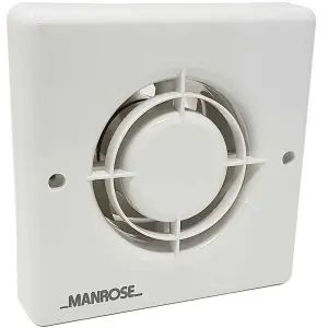 Manrose XF100T 100mm Bathroom Extractor Fan with Timer