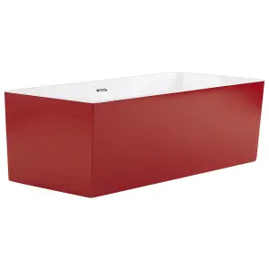 Freestanding Bath 1700 x 810 mm Red RIOS