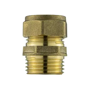 mdpe fittings to copper pipe connectors (20mm straight-15mm copper straight)