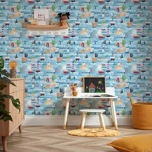 King Of The Sea Wallpaper In Multicoloured