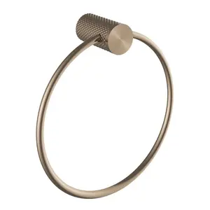 Madrid Towel Ring - Gold Bronze