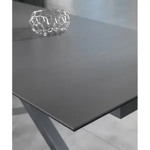 Bricker Extendable Dining Table Black