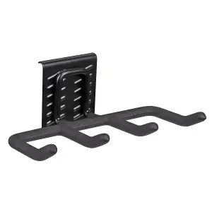 Sealey Storage Hook 4-Way PVC Wrapped & Powder Coated Max Load 30kg APH13