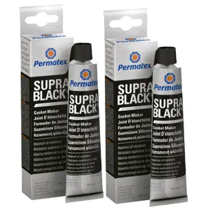 RTV Silicone Instant Gasket Maker Black High Temperature Sealant 2x80ml