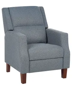 Recliner Chair EGERSUND Fabric Dark Blue