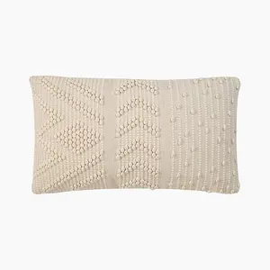 Rasa Cushion - Cotton - L55 x W35 x H1 cm - Off White