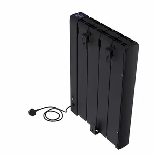 Right Radiators 1000W Electric Ceramic Portable Radiator Wall Mounted Smart WIFI Control Heater Black