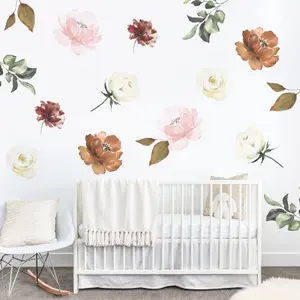 Cinnamon Floral Wall Sticker Mural