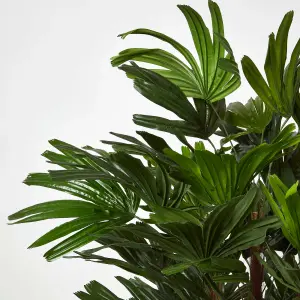 Homescapes Artificial Rhapis Excelsa Palm Tree, 150 cm Tall