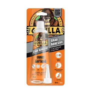 Gorilla Waterproof White Grab adhesive 80ml