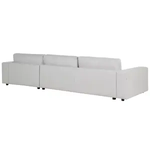 Corner Sofa LOFOTEN Light Grey Fabric Left Hand