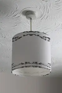 Rose & Vine Silhouette (Ceiling & Lamp Shade) / 25cm x 22cm / Lamp Shade