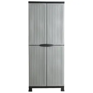 Berkfield Plastic Cabinet 68x39x171.5 cm