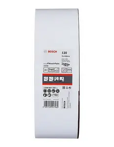 BOSCH Sanding Belts (Grit 120) (10/Pack) (To Fit: Bosch PBS 75A Belt Sander)