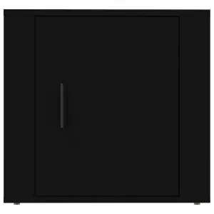 Berkfield Bedside Cabinet Black 50x39x47 cm