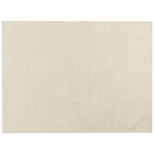 Wool Area Rug 300 x 400 cm Beige SASNAK