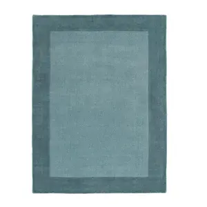 Origins Borders Duck Egg Rug 120 X 170