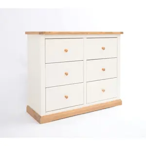 Trevi 6 Drawer Chest of Drawers Wood Knob