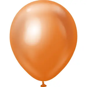 Latex Pearlised Balloons (Pack of 100) Copper (One Size)