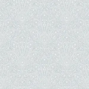 Galerie Homestyle White Blue Distressed Paisley Smooth Wallpaper