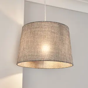 Inlight Ponte Blue Metallic effect Contemporary Light shade (D)30cm