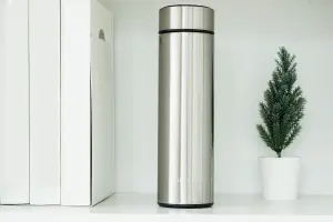 Smart 500ml Water Bottle Stainless Steel Vacuum Flask With Temperature Display Silver