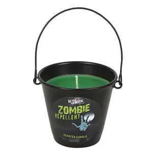 Something Different Zombie Repellent Bucket Scented Candle Black (One Size)