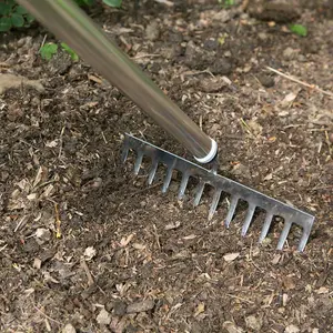 Ultralight Stainless Steel Garden Rake by Wilkinson Sword