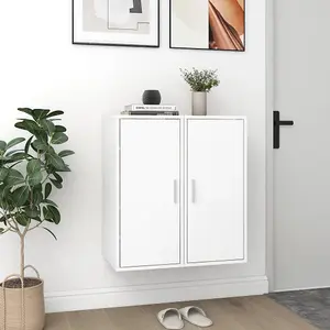 Berkfield Shoe Cabinets 2 pcs White 32x35x70 cm Engineered Wood