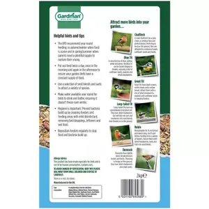 Gardman No Grow Bird Seed Mix for Wild Birds - 12.75kg