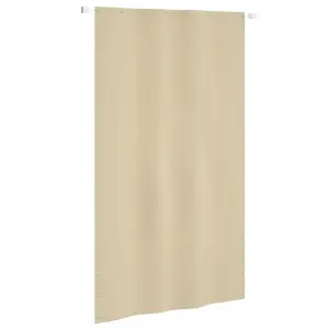 Berkfield Balcony Screen Beige 140x240 cm Oxford Fabric