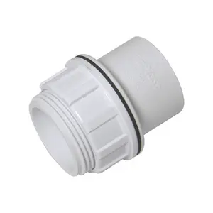 FloPlast ABS Solvent Weld Tank Connector 32mm White (Pack of 10)