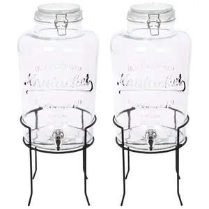 2 Piece Beverage Dispenser Set (Set of 2) 51.5cm H x 18cm W