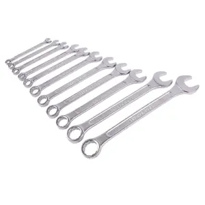 Blackspur - Carbon Steel Metric Combination Spanner Set - 11pc