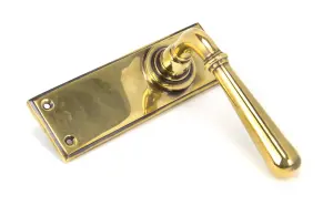 From The Anvil Aged Brass Newbury Lever Latch Set