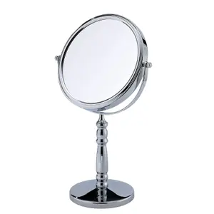 Showerdrape Rho 5x Magnifying Chrome Makeup Vanity Mirror