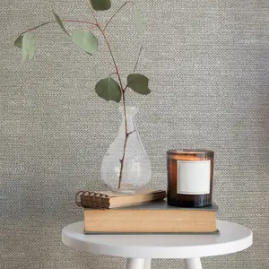 Boutique Horizon Grey Textured Wallpaper Sample