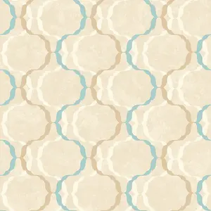 SK Filson Blue Diamond Trellis Wallpaper